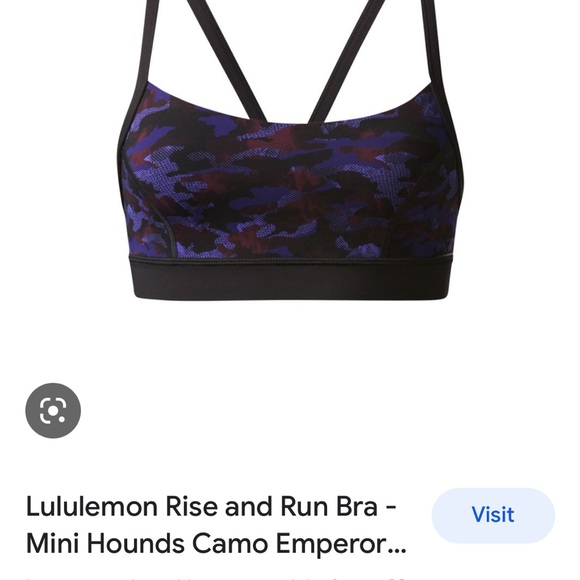 Lululemon Rise and Run Sports Bra Size 10 - Picture 6 of 11